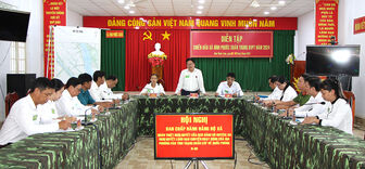 Bình Phước Xuân diễn tập chiến đấu trong khu vực phòng thủ năm 2024