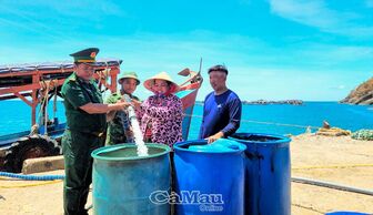 Cà Mau: Giải pháp nước ngọt cho Hòn Chuối