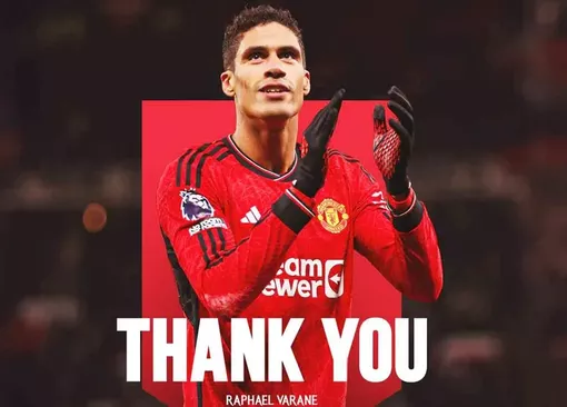 MU thông báo chia tay Raphael Varane