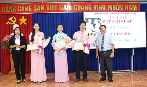 Công ty TNHH MTV Xổ số kiến thiết An Giang tổ chức Hội thi “Kể chuyện về tấm gương đạo đức Bác Hồ và Bác Tôn”
