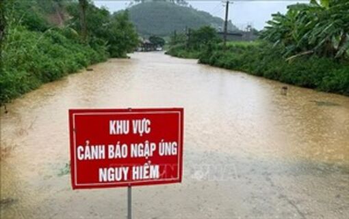 Mưa lớn kéo dài gây ngập úng tại Lào Cai