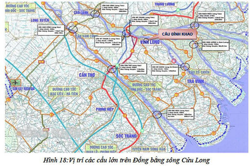 Xúc tiến đầu tư dự án cầu Đình Khao nối tỉnh Bến Tre và Vĩnh Long