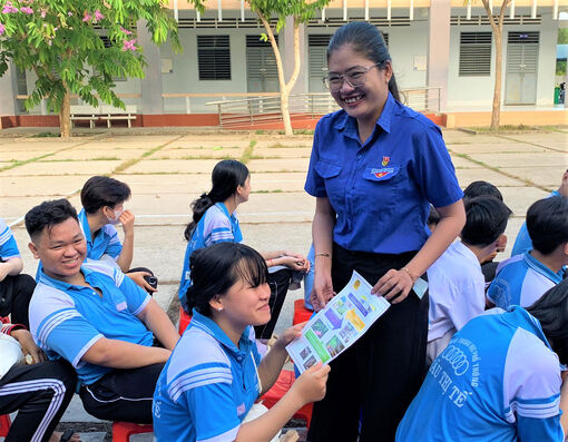 Công an TP. Châu Đốc tuyên truyền phòng, chống ma túy trong thanh, thiếu niên