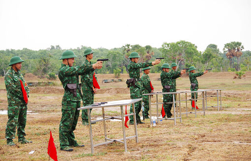 Bế mạc Hội thao bắn súng quân dụng trong Bộ đội Biên phòng tỉnh An Giang