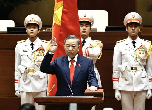 Ông Tô Lâm tuyên thệ nhậm chức Chủ tịch nước Cộng hòa Xã hội Chủ nghĩa Việt Nam
