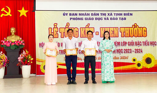 TX. Tịnh Biên có hơn 300 giáo viên dạy giỏi và chủ nhiệm giỏi cấp tiểu học và trung học cơ sở