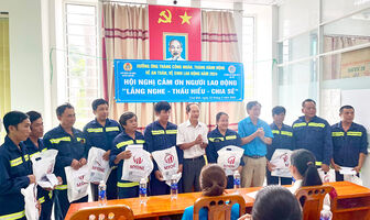 Liên đoàn Lao động huyện Chợ Mới tổ chức Hội nghị cảm ơn người lao động