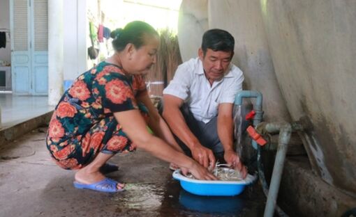 Vĩnh Long: Đồng hành mang niềm vui nước sạch về nông thôn