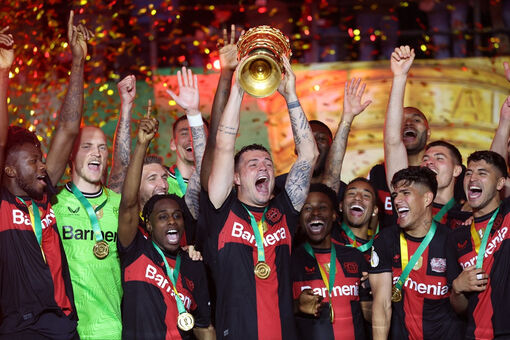 Bayer Leverkusen hoàn tất cú đúp danh hiệu ngoạn mục