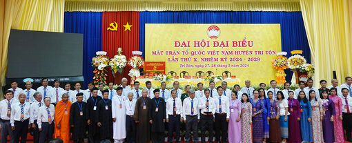 Ông Trần Quốc Cường tái đắc cử chức Chủ tịch UBMTTQVN huyện Tri Tôn