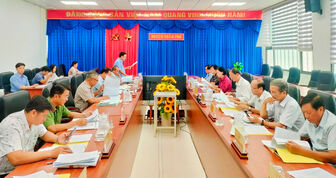 UBND huyện Châu Phú đóng góp dự thảo báo cáo kinh tế - xã hội các tháng đầu năm