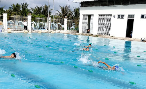 An Phú tổ chức Hội thi Bơi lội hưởng ứng “Chương trình bơi an toàn phòng, chống đuối nước trẻ em” năm 2024