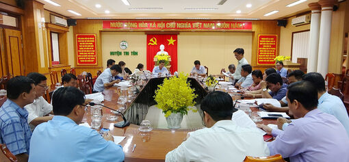 Sở Xây dựng An Giang giám sát tiến độ hỗ trợ nhà ở tại huyện Tri Tôn