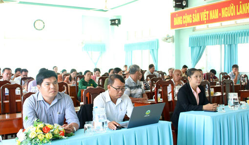 Ban Dân vận Tỉnh ủy An Giang tuyên truyền xây dựng nông thôn mới ở xã Tân Phú