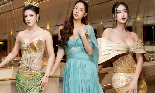Dàn Hoa hậu, Á hậu khoe nhan sắc lộng lẫy với đầm dạ hội