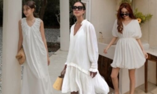 Kiểu váy trắng dễ chịu và mát mẻ được yêu thích trong mùa hè