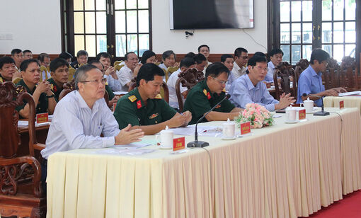 Tập huấn cho cán bộ tham gia diễn tập khu vực phòng thủ tỉnh An Giang
