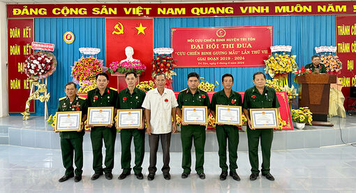 Cựu chiến binh huyện Tri Tôn thi đua gương mẫu