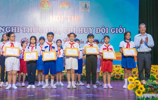 Kết thúc Hội thi Nghi thức Đội, Chỉ huy Đội giỏi chủ đề “Em là Đội viên xuất sắc” năm 2024