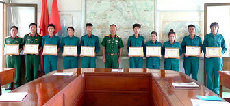 Ban Chỉ huy Quân sự huyện Thoại Sơn khen thưởng cá nhân có thành tích xuất sắc trong Hội thao Thể dục - Thể thao cấp tỉnh năm 2024