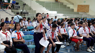 Phiên họp mô hình Hội đồng Trẻ em tỉnh An Giang năm 2024