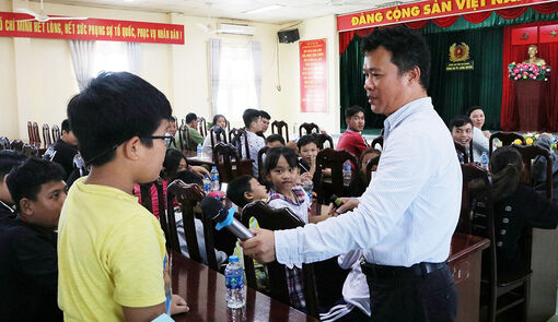 70 trẻ em TP. Long Xuyên được tuyên truyền về công tác bảo vệ, chăm sóc trẻ em