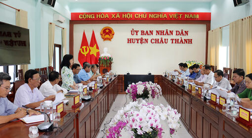 Họp Tổ Đại biểu HĐND tỉnh An Giang đơn vị số 4 huyện Châu Thành