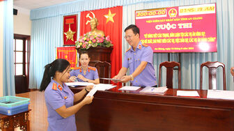Viện Kiểm sát Nhân dân tỉnh An Giang tổ chức Cuộc thi kỹ năng viết cáo trạng, bản luận tội