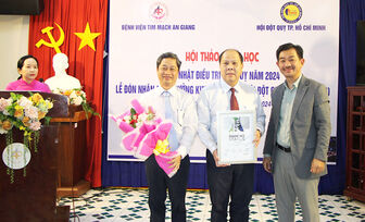 Bệnh viện Tim mạch An Giang đón nhận Giải thưởng Kim Cương điều trị đột quỵ của Hội Đột quỵ thế giới (WSO)