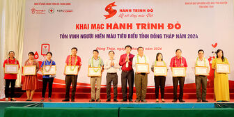 Đồng Tháp: Chương trình Hành trình đỏ - kết nối dòng máu Việt lần thứ 3