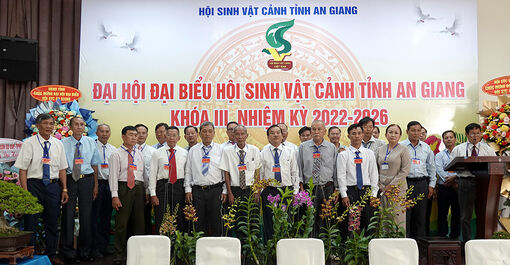 Ông Nguyễn Trí Tâm tái đắc cử Chủ tịch Hội Sinh vật cảnh tỉnh An Giang
