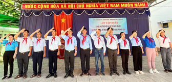 Huyện đoàn Châu Phú tập huấn cho cán bộ phụ trách Đội và Ban Chỉ huy Liên đội các trường tiểu học, trung học cơ sở