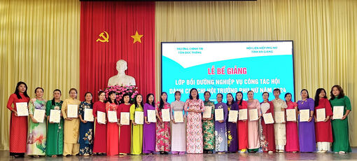 120 Chi hội trưởng Phụ nữ được bồi dưỡng nghiệp vụ công tác hội