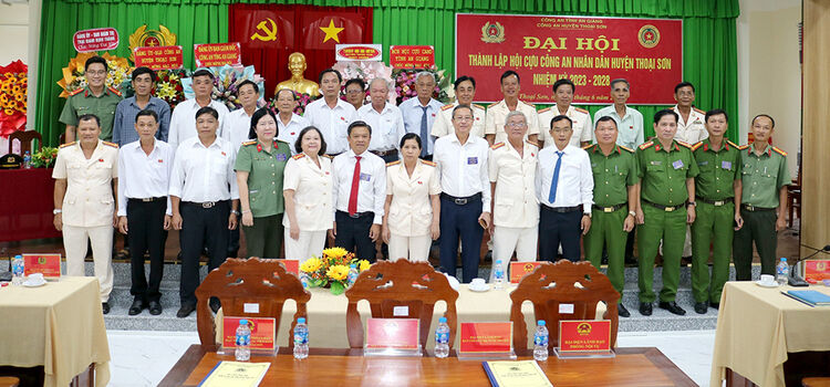 Thành lập Hội Cựu Công an Nhân dân huyện Thoại Sơn (nhiệm kỳ 2023 – 2028)
