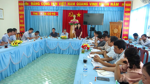 Đại biểu HĐND huyện Tri Tôn thảo luận về kỳ họp giữa năm 2024
