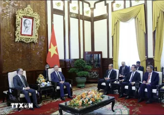 Chủ tịch nước Tô Lâm tiếp các Đại sứ đến chào từ biệt