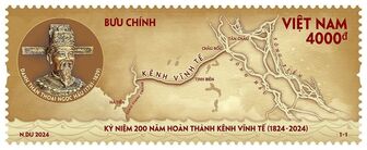UBND tỉnh An Giang công bố phát hành bộ tem bưu chính “Kỷ niệm 200 năm hoàn thành kênh Vĩnh Tế (1824 - 2024)”