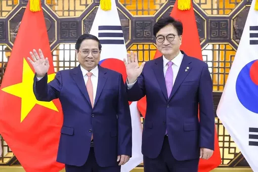 Thủ tướng đề nghị Hàn Quốc hỗ trợ Việt Nam đào tạo nguồn nhân lực bán dẫn, AI