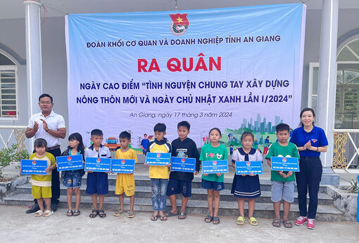 Tuổi trẻ Đoàn khối Cơ quan và Doanh nghiệp tỉnh An Giang xung kích vì cộng đồng