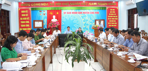 UBND huyện Chợ Mới triển khai nhiệm vụ phát triển kinh tế- xã hội 6 tháng cuối năm 2024