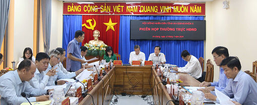 Khẩn trương chuẩn bị nội dung kỳ họp giữa năm 2024 HĐND tỉnh An Giang