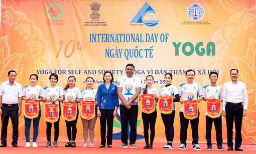Ngày quốc tế Yoga lần thứ 10 tại tỉnh An Giang