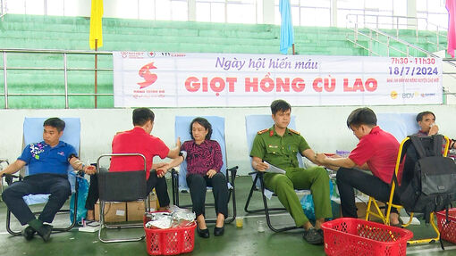 Chợ Mới tổ chức Chương trình hiến máu tình nguyện “Giọt hồng cù lao”