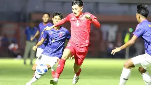 U19 Việt Nam hòa đáng tiếc 1-1 U19 Myanmar