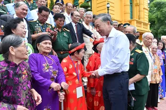 Chủ tịch nước Tô Lâm: Người có công luôn phải được hưởng đầy đủ thành quả của sự nghiệp đổi mới đất nước