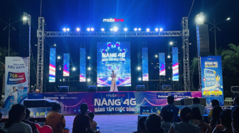 Đại nhạc hội “Nâng 4G – Nâng tầm cuộc sống” của MobiFone tại An Giang