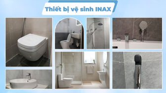 Thiết bị vệ sinh INAX cao cấp, nâng tầm không gian phòng tắm
