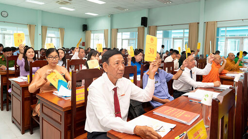 HĐND huyện Châu Thành thông qua 7 nghị quyết quan trọng