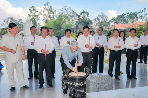 Tổng Bí thư Nguyễn Phú Trọng 2 lần về thăm Đồng Tháp