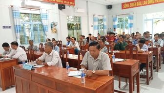 Đại biểu HĐND 3 cấp tỉnh An Giang tiếp xúc cử tri vùng biên giới Tri Tôn